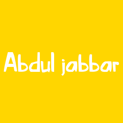 Abdul jabbar