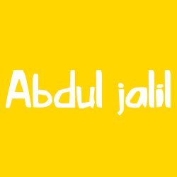 Abdul jalil