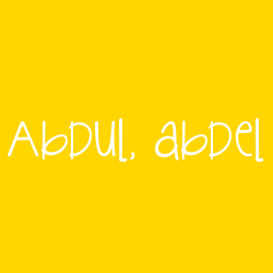 Abdul, abdel