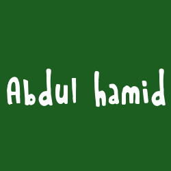 Abdul hamid
