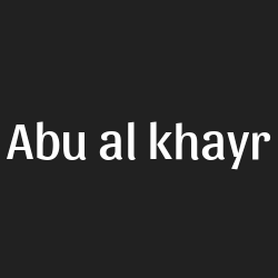 Abu al khayr