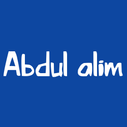 Abdul alim