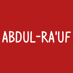 Abdul-ra'uf