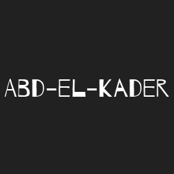Abd-el-kader