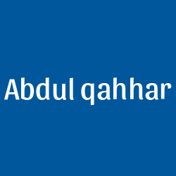 Abdul qahhar
