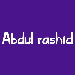 Abdul rashid