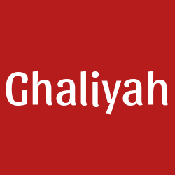 Ghaliyah