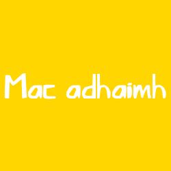 Mac adhaimh