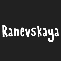 Ranevskaya